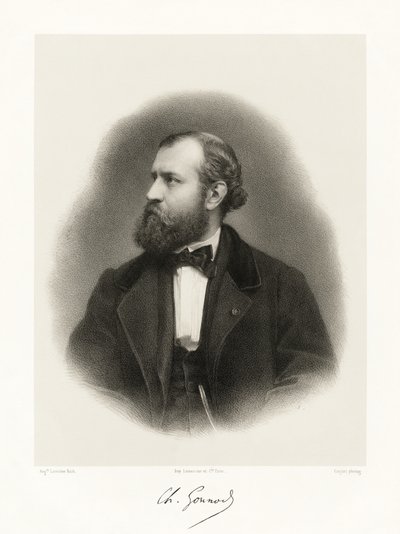 Charles Gounod, 1865-66 von Auguste Charles Lemoine